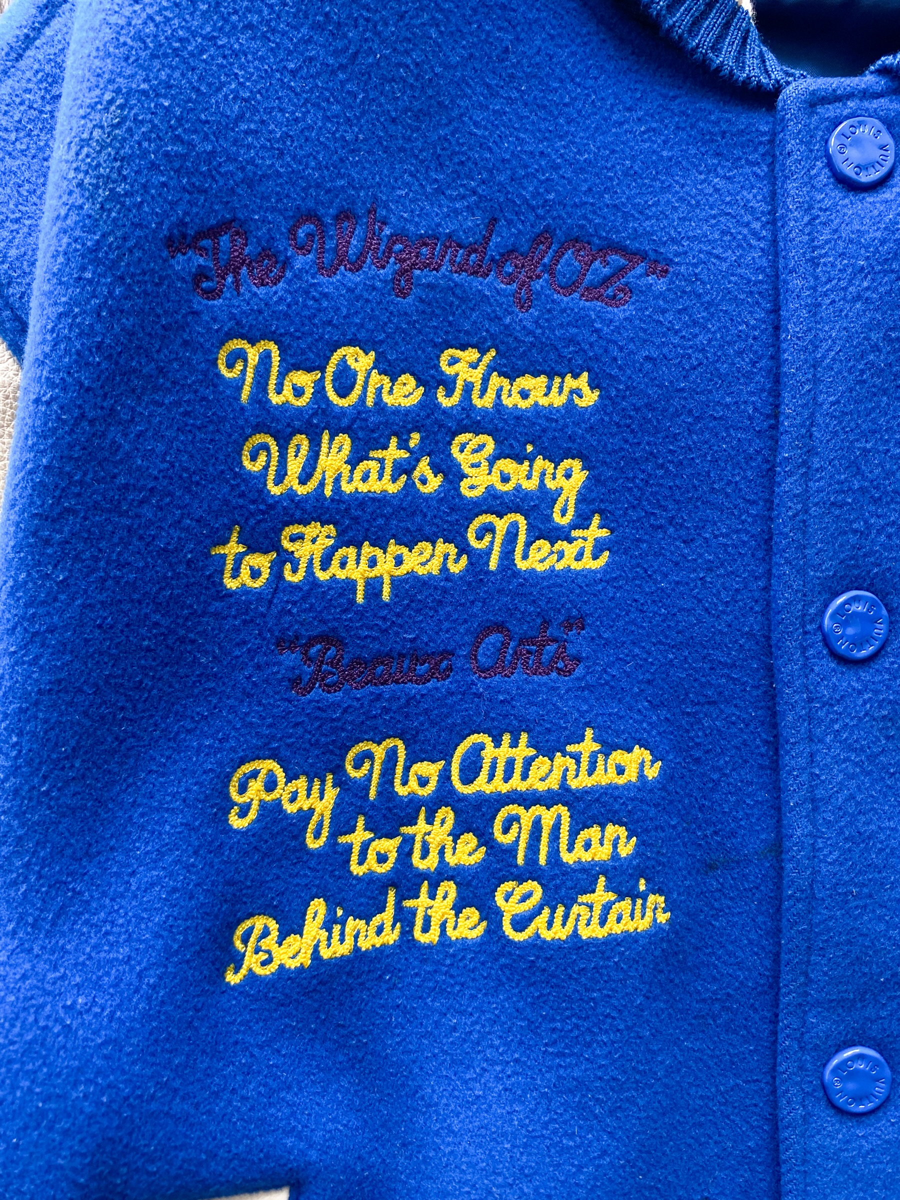 Louis Vuitton Wizard Of Oz Varsity Jacket  Savonches